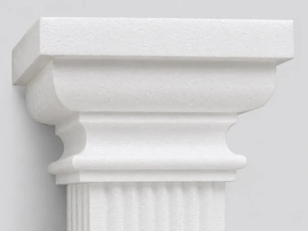 Capiteles cuadrados de unicel para decoración o molde para colar — 10 modelos