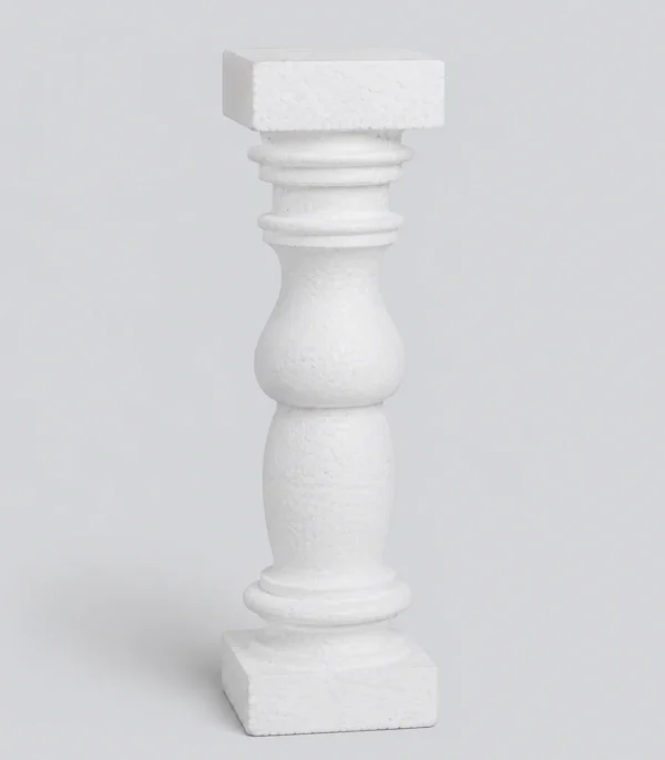 Balaustres de unicel para decoración o molde para colar — 10 modelos
