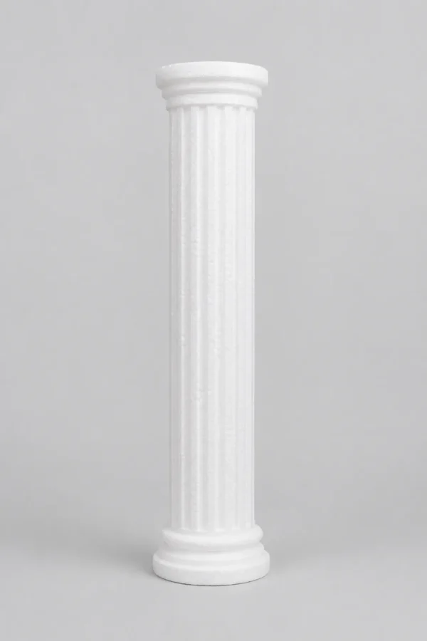 Columnas redondas de unicel para decoración o molde para colar — 9 modelos