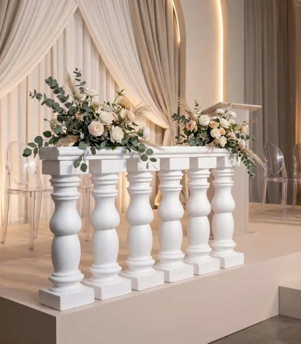 Balaustres de unicel para decoración o molde para colar — 10 modelos