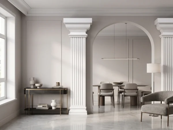 Capiteles cuadrados de unicel para decoración o molde para colar — 10 modelos