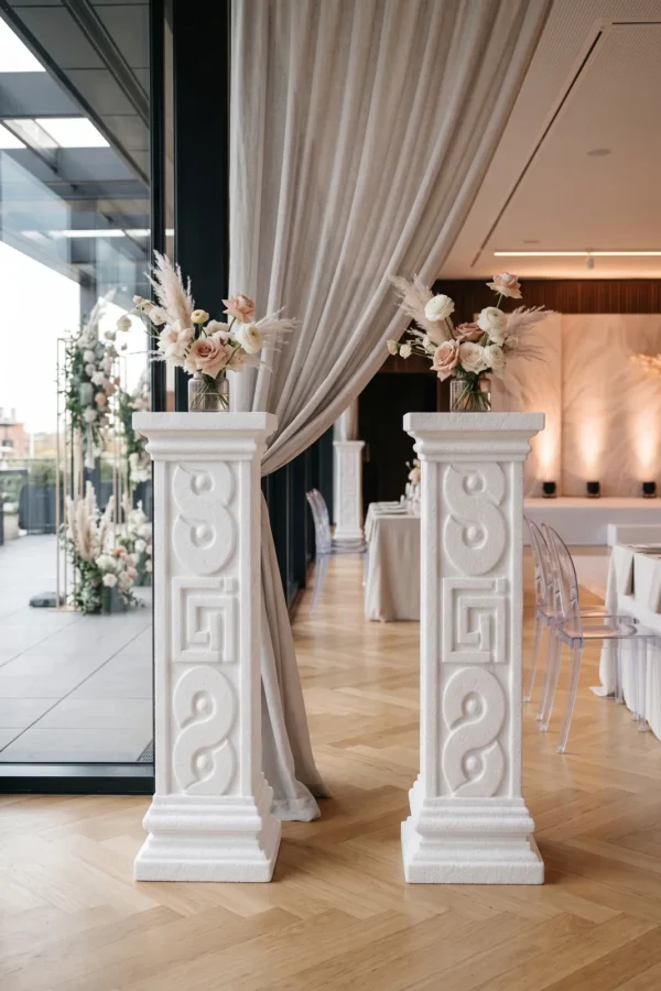 imagen secundaria para pegar - columnas decorativas para eventos y decoracion de hogares son de poliestireno expandido unicel (10) Columnas cuadradas de unicel para decoración o molde para colar — 7 modelos