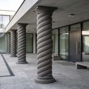 Columnas redondas de unicel para decoración o molde para colar — 9 modelos